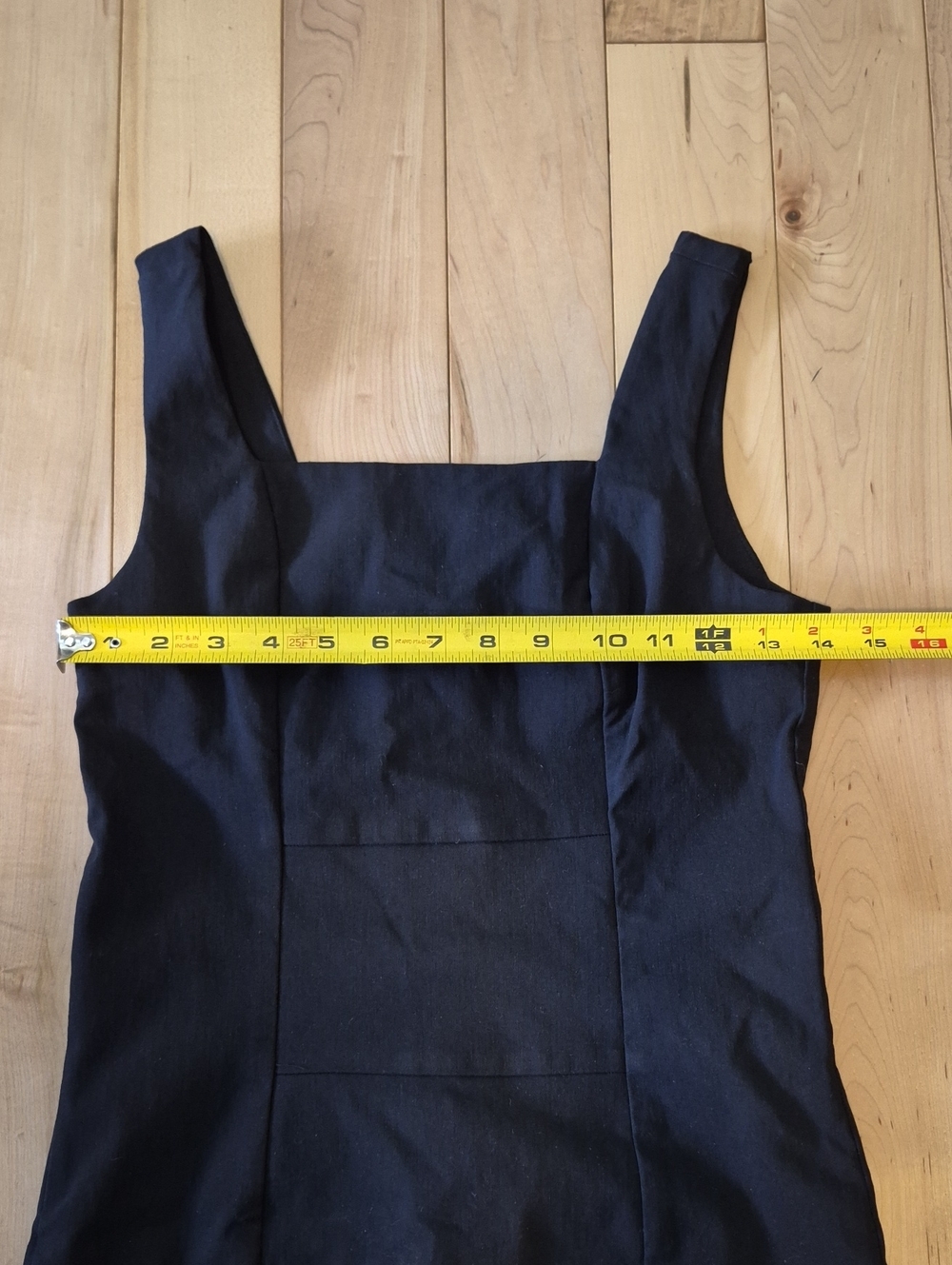 Ricki's Women's Size 2 Black Square-Neck Midi Sheath Dress - Picture 5 of 6